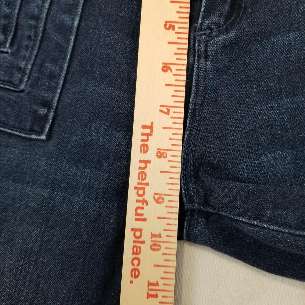 Classic Dark Blue Flare Jeans - Wide Leg - Picture 8 of 10